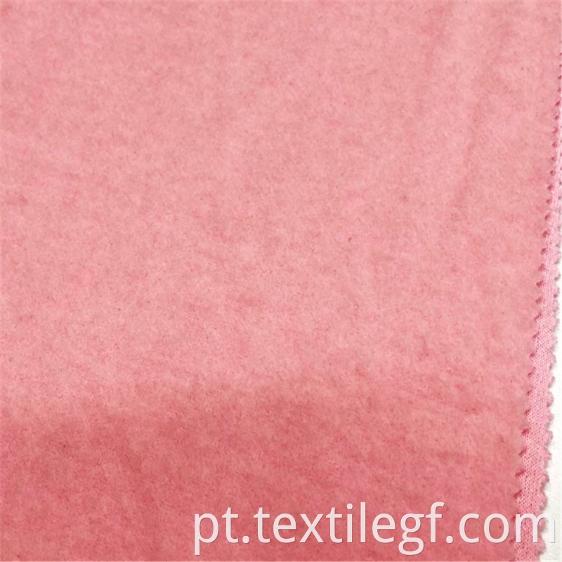 Hoodie Pink Terry Brush Fabric (4)